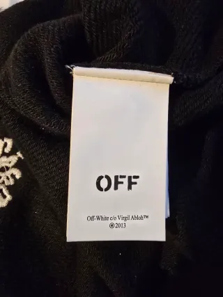 Sudadera Off-White Negra Talla M