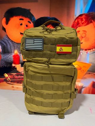 Mochila Táctica Militar Beige 50L Nueva