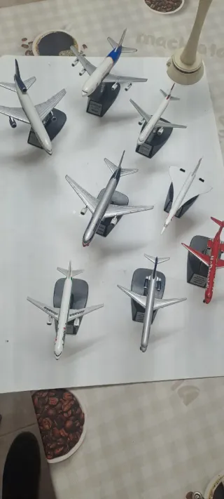 Aviones metálicos de colección