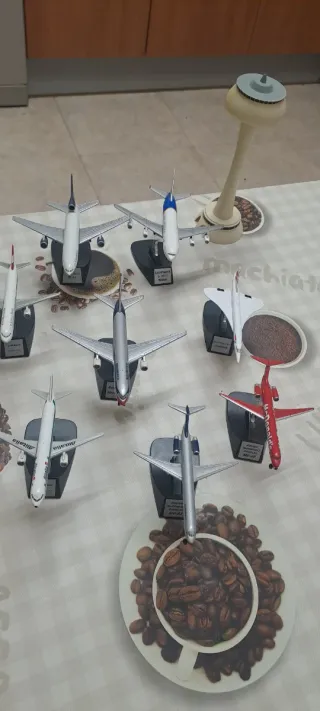 Aviones metálicos de colección