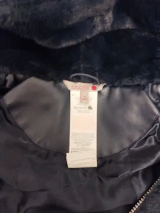 Abrigo cazadora Boboli azul en perfectas condicion