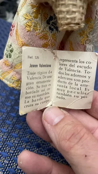 Muleca Marín fallera traje regional 30 cm