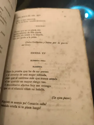 Libro de teatro antiguo Palma de Mallorca (1924)