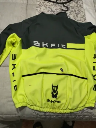 Malliot ciclismo invierno hombre bkfit