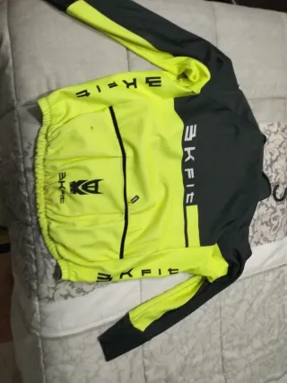 Malliot ciclismo invierno hombre bkfit