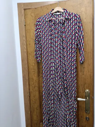 Vestido de gasa entretiempo talla XS de Zara