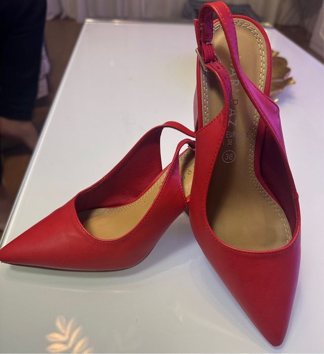 Zapatos Marypaz rojos – Talla 36 – Nuevos / Puesto