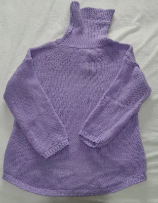 Maglione Pinokkio-Flare Viola tg Unica Nuovo