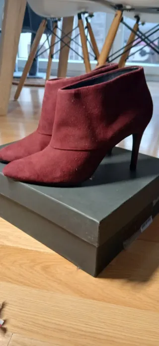 Botines de ante Zara