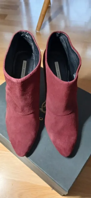 Botines de ante Zara