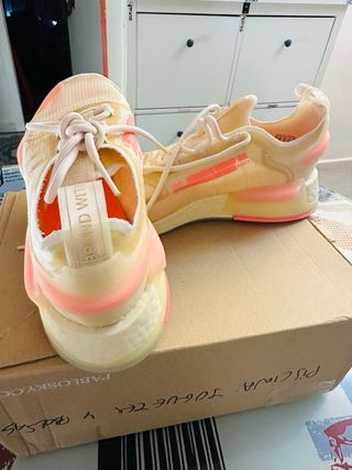 Zapatillas Adidas Mujer Talla 42 Beige/Rosa