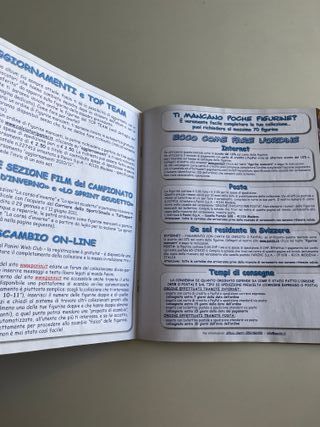 Album Calciatori Panini 2010-2011 incompleto