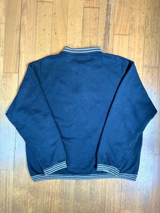 Reebok Polo Sudadera Vintage 90s Cropped Bordado L