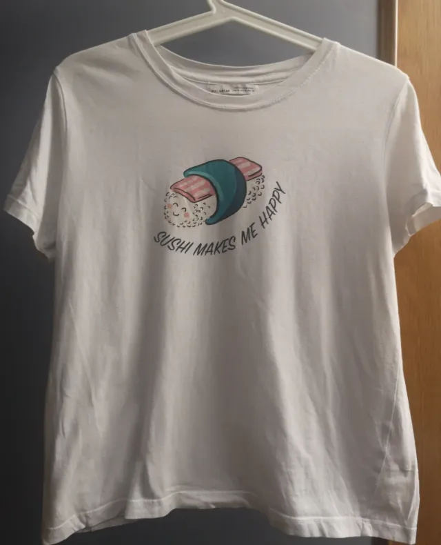 Camiseta Pull&Bear Sushi talla M