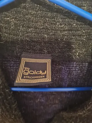 Jersey Vintage Negro y Morado Made in Germany 42/L