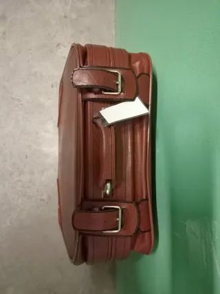 Set 3 maletas vintage de piel