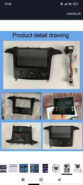 Pantalla táctil coche