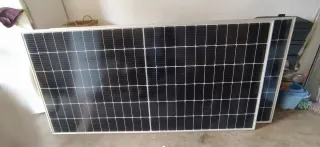 Tres placas solares 455W JA Solar Mono PERC