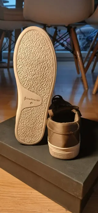 Bambas de Stradivarius tejido verde