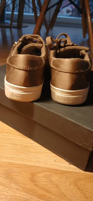 Bambas de Stradivarius tejido verde