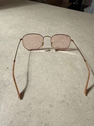 Gafas Ray-Ban Hexagonales – Lente Rosa Suave