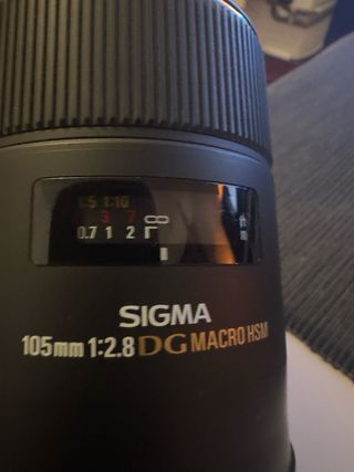 Sigma 105mm F2.8 EX DG Macro OS para Nikon.