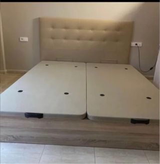 Canapés + colchones + Somieres + Mesitas + Armario