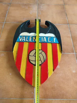 Escudo Valencia C.F. madera