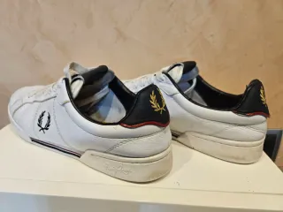 Zapatillas Fred Perry Piel Blancas