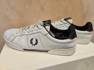 Zapatillas Fred Perry Piel Blancas