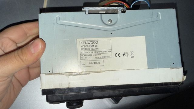 Radio Coche Kenwood KMM-257 MP3/WMA/AAC/WAV