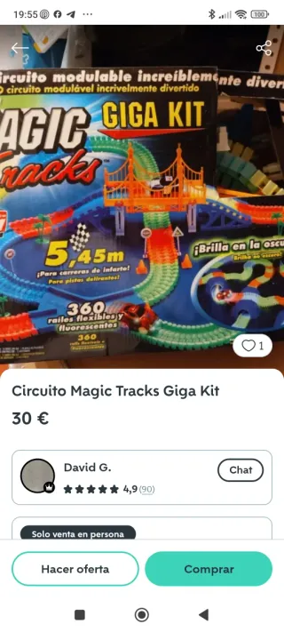Circuito Magic Tracks Giga Kit