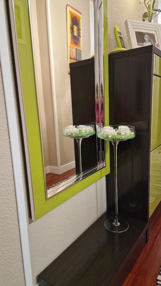 Mueble de Entrada con Zapatero y Espejo