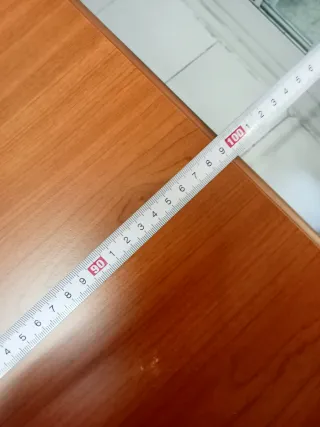 Mesa libro de cocina madera y metal