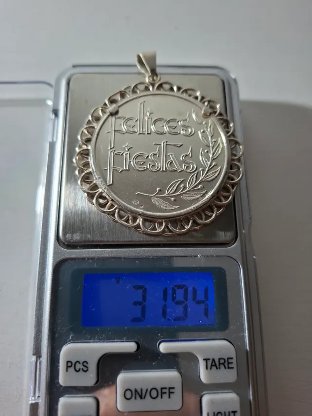 Colgante de plata de ley