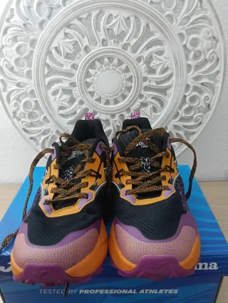 Zapatillas Joma Trail Running Negro/Naranja/Morado
