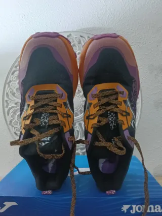 Zapatillas Joma Trail Running Negro/Naranja/Morado
