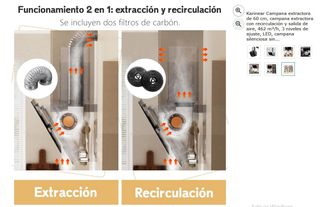 Campana extractora 60. NUEVA