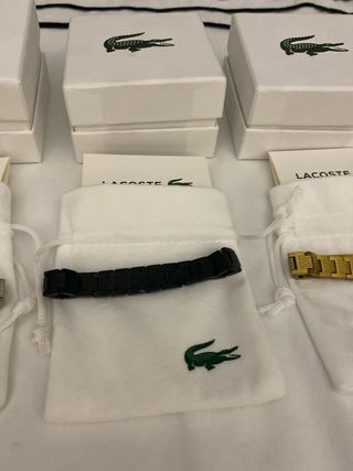 Pulsera Lacoste Plata y Oro