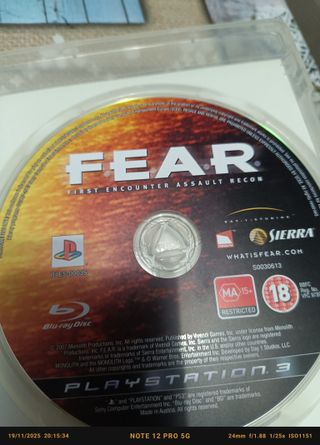 PS3 F.E.A.R. First Encounter Assault Recon