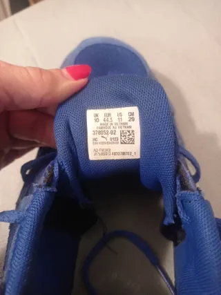 Zapatillas de baloncesto Puma azules