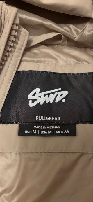 chaqueta acolchada Beig