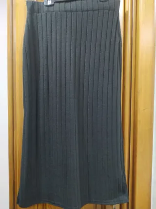 Falda larga negra Shein talla L