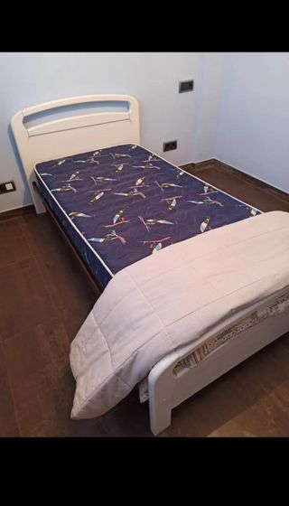 Cama 90cm con somier y colchón