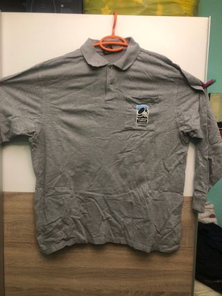 Polo de trabajo gris (lote 4 unidades)