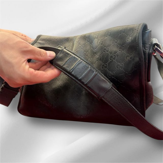 Borsa a tracolla Gucci uomo - Nera