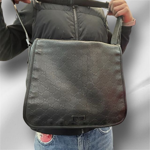 Borsa a tracolla Gucci uomo - Nera