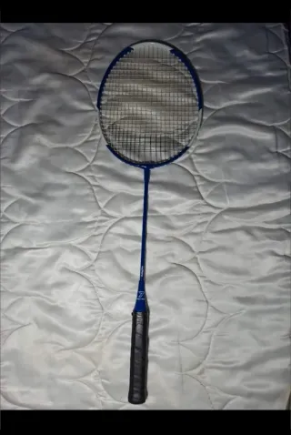 Raqueta de bádminton azul