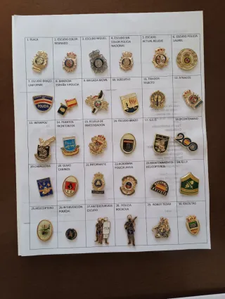 SET POLICÍA NACIONAL llavero  y bolígrafo