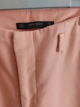 Pantalón Zara Rosa Talla S